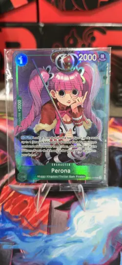 Perona (Illustration Box Vol.4) OP09-034 One Piece Promotion Cards Foil SEALED - Image 1