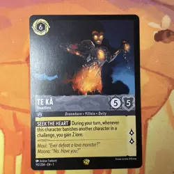 1x Te Ka - Heartless - 192/204 - Legendary NM-Mint Disney Lorcana: The First Cha - Image 1