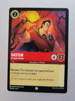 Disney Lorcana TCG The First Chapter: Gaston (110/204) - Common - Near Mint - Image 1