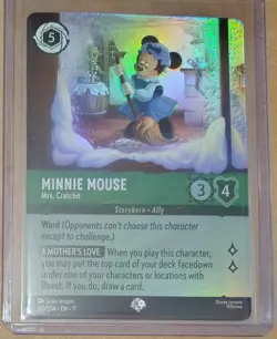 Disney Lorcana Winterspell Epic 213/204 Minnie Mouse Mrs. Cratchit - Image 1