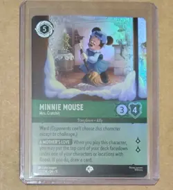 Disney Lorcana Winterspell Epic 213/204 Minnie Mouse Mrs. Cratchit - Image 3