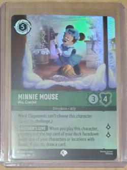 Disney Lorcana Winterspell Epic 213/204 Minnie Mouse Mrs. Cratchit - Image 4
