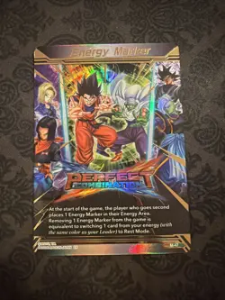 Dragon Ball Super Card Game Perfect Combination Energy Marker M-47 Gold - Image 1