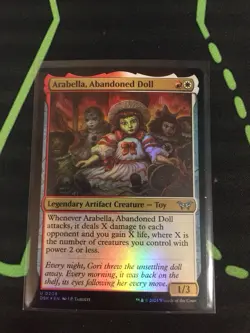 MTG Magic The Gathering Arabella, Abandoned Doll Foil Artifact Boros Commander - Image 1
