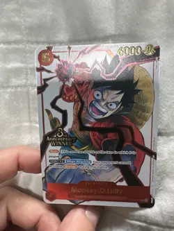 Monkey.D.Luffy - ST01-012 (3rd Anniversary Winner) - One Piece Promotion Cards - Image 3