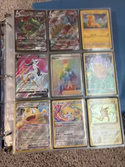 Pokemon Card Collection 166 Cards binder not included - Image 4