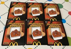 x6 McDonalds Trading Cards 2026 13/24 McNugget Buddies UNREDEEMED - Image 1