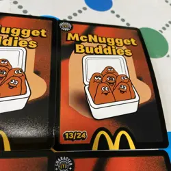 x6 McDonalds Trading Cards 2026 13/24 McNugget Buddies UNREDEEMED - Image 3