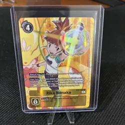 Rika Nonaka EX2-060 Alt Art Digimon Card Game Digital Hazard - Image 1