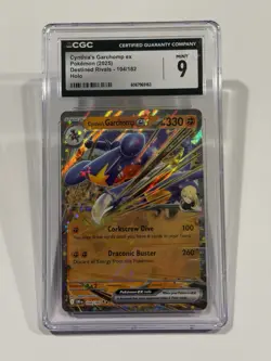 Pokemon Cynthia's Garchomp ex Holo Stage 2 Double Rare Card 104/182 HP 330 EX - Image 1
