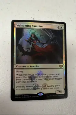 MTG Welcoming Vampire Innistrad: Crimson Vow 046/277 Foil Rare - Image 1
