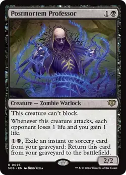 NM Postmortem Professor, MTG, Secrets of Strixhaven, Magic the Gathering, 93 - Image 1