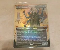 The Dawning Archaic X2 Borderless (1 FOIL) Secrets of Strixhaven MTG MINT - Image 1
