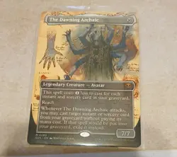 The Dawning Archaic X2 Borderless (1 FOIL) Secrets of Strixhaven MTG MINT - Image 2