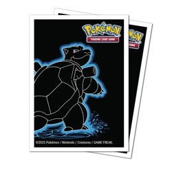 Pokemon Neon Kanto Blastoise Apex sleeves ULTRA PRO MTG deck protectors 105 ct - Image 1