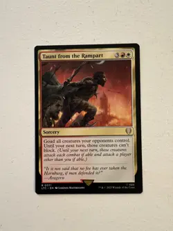 Taunt from the Rampart (Commander: Lord of the Rings) -Near Mint (NM) Magic -MTG - Image 1