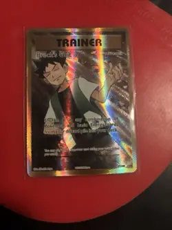 Pokemon Brock's Grit Full Art Ultra Rare Trainer Evolutions Holo 107/108 English - Image 5
