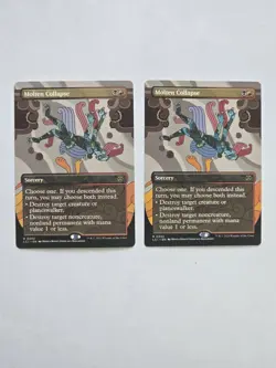 2x Molten Collapse - Showcase - Lost Caverns- Near Mint - MTG - Image 1