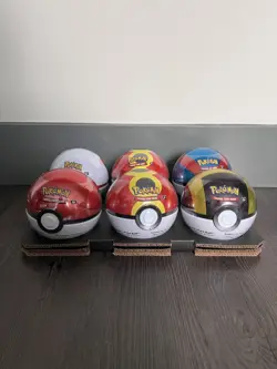 6 x Pokemon TCG Pokeball Tins - 18 Booster Packs Factory Sealed Costco *In Hand* - Image 2