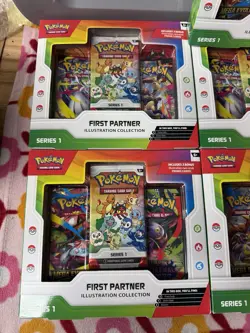 Pokemon First Partner Illustration Collection Series 1 - Lot of 7 Sealed Boxes - Image 2