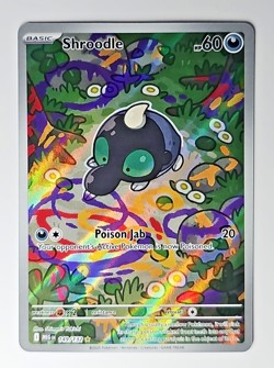 Pokemon Shroodle 149/132 Illustration Rare Full Art Holo NM Mega Evolution - Image 1