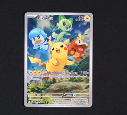 Pokemon TCG SV: Scarlet & Violet Promo Cards #027 Pikachu NM - Image 1