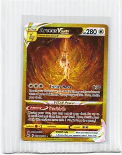 Arceus VSTAR GG70/GG70 Secret Rare Crown Zenith Galarian Gallery Pokemon NM - Image 1
