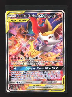 Pokemon SM Promos #SM230 Promo,Holo Charizard & Braixen GX - Image 1