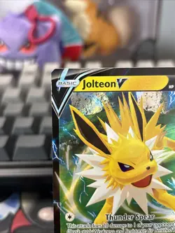Pokemon TCG: Jolteon V #SWSH151 Sword & Shield Black Star Promo Full Art Holo - Image 4