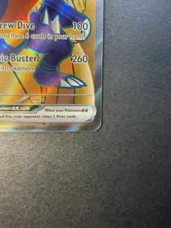 Pokemon Cynthia's Garchomp ex Full Art Holo Ultra Rare 215/182 Destined Rivals - Image 5