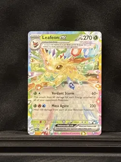 Leafeon ex 006/131 SV Prismatic Evolutions Double Rare Pokemon NM - Image 1