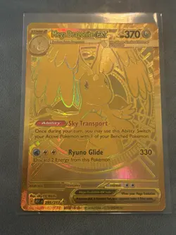 Pokemon TCG Mega Dragonite Ex Ascended Heroes 295/217 Gold Hyper Rare NM - Image 1