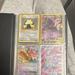 Pokemon TCG Binder Lot Black & White - Snorlax, Gengar EX, Charizard V, Holo - Image 2