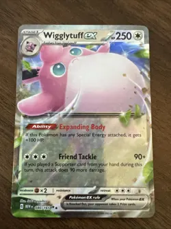 Pokemon Wigglytuff ex 040/165 Sv: Scarlet & Violet 151 Double Rare Holo - Image 1