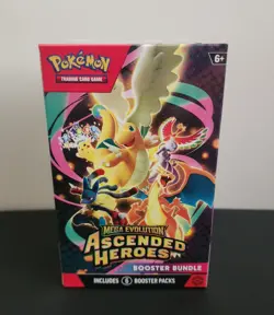 New Sealed Pokemon TCG: Mega Evolution-Ascended Heroes Booster Bundle (6 Packs) - Image 5