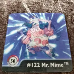 1999 Pokemon Action Flipz Series One - 58 - #122 Mr. Mime - Image 1