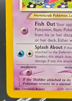 Vintage Light Slowbro 51/105 Neo Destiny Regular Uncommon Pokemon - Image 5