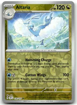Altaria 134/191 Uncommon Surging Sparks Pokemon Reverse Holo Lightly Played - Image 1