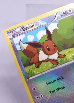 Pokemon Eevee 84/108 City Championships Crosshatch Holo Damaged - Image 5