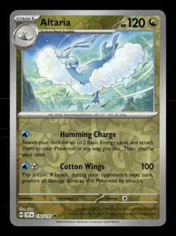 Altaria Reverse Holo #134/191 SV08: Surging Sparks Pokemon - Image 1