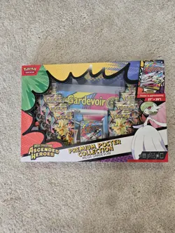 ✅Pokemon TCG Ascended Heroes Premium Poster Collection Mega Gardevoir - Image 1
