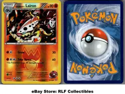 2015 Pokemon, Double Crisis, #13/34 Team Magma's Lairon, Reverse Holo Common - Image 1