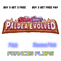 Paldea Evolved Holos & Reverse - All Pokemon - Pick Your Own - Postage Discount - Image 1