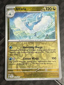 Altaria Reverse Holo Uncommon SV08: Surging Sparks 134/191 NM Pokemon x1 - Image 1