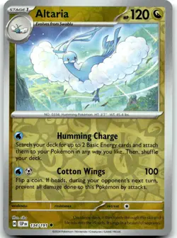 Pokemon Altaria Surging Sparks SSP #134/191 Uncommon Reverse Holo NM LOOK! - Image 1