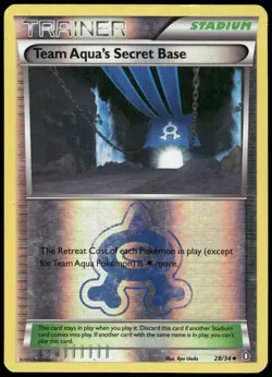 Pokemon Team Aqua's Secret Base Uncommon Double Crisis 28/34 HP Reverse Holo - Image 1