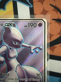 Mewtwo GX (Full Art) Ultra Rare Holo Shining Legends 72/73 NM Pokemon TCG - Image 3