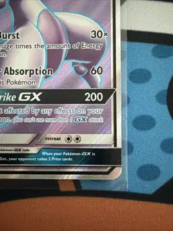 Mewtwo GX (Full Art) Ultra Rare Holo Shining Legends 72/73 NM Pokemon TCG - Image 4