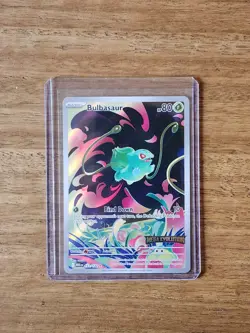 Pokemon TCG Mega Evolutions Bulbasaur 133/132 Stamped Promo - Image 1