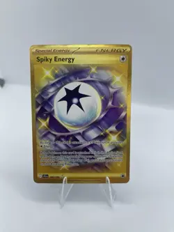Pokemon TCG Spiky Energy Sv09 Journey Together 190/159 Gold Secret Rare Holo - Image 2